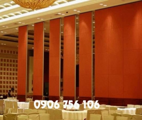 Vách ngăn di động trần cao