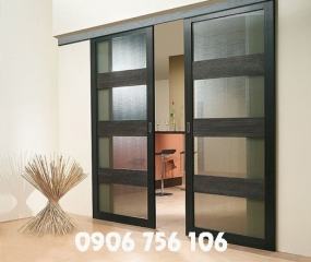 Vách ngăn di động dạng cửa lùa 