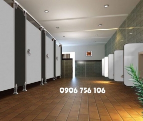 Vách ngăn vệ sinh chân hỏa tiễn